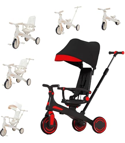 送料無料　6 in 1 手押し棒付三輪車　折りたたみ　キッズバイク　Vinona Amazon.co.jp: Vinona 子供用三輪車 6in1 三輪車 折りたたみ